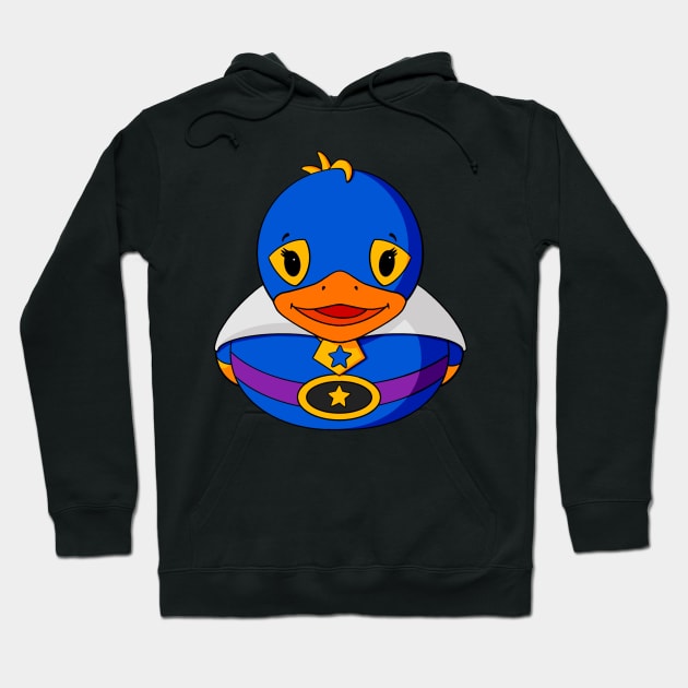 Superhero Rubber Duck Hoodie by Alisha Ober Designs